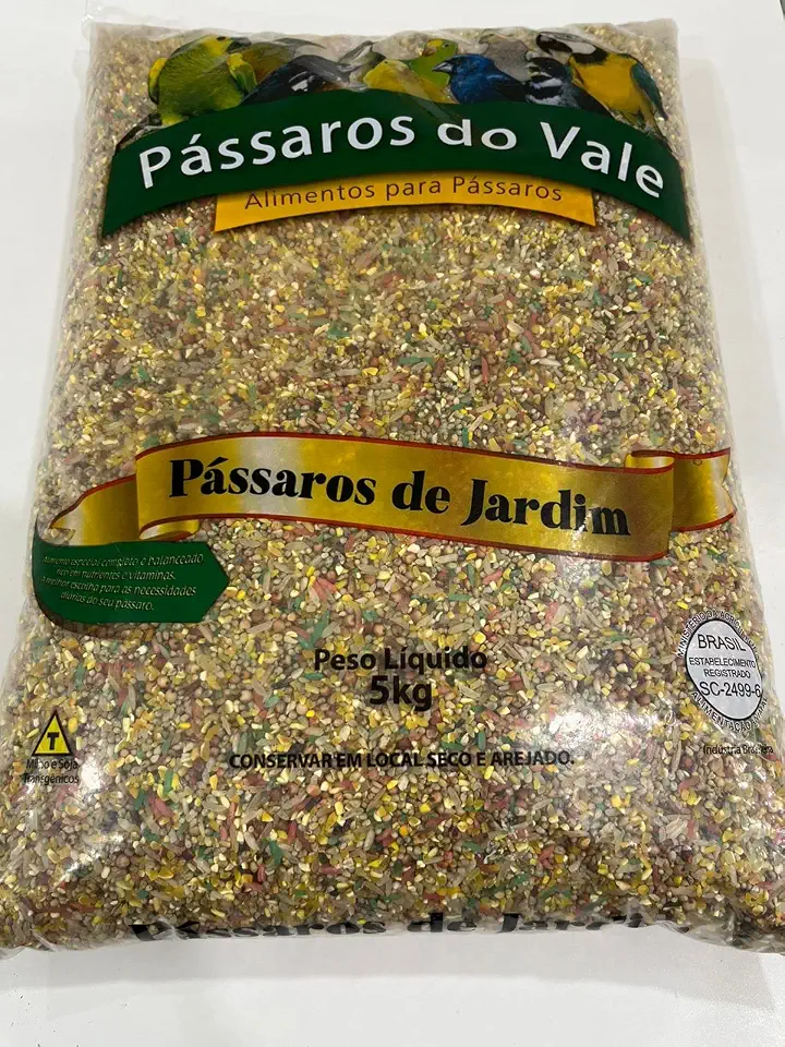 RAÇÃO PASSAROS LIVRES DE JARDIM 5KG
