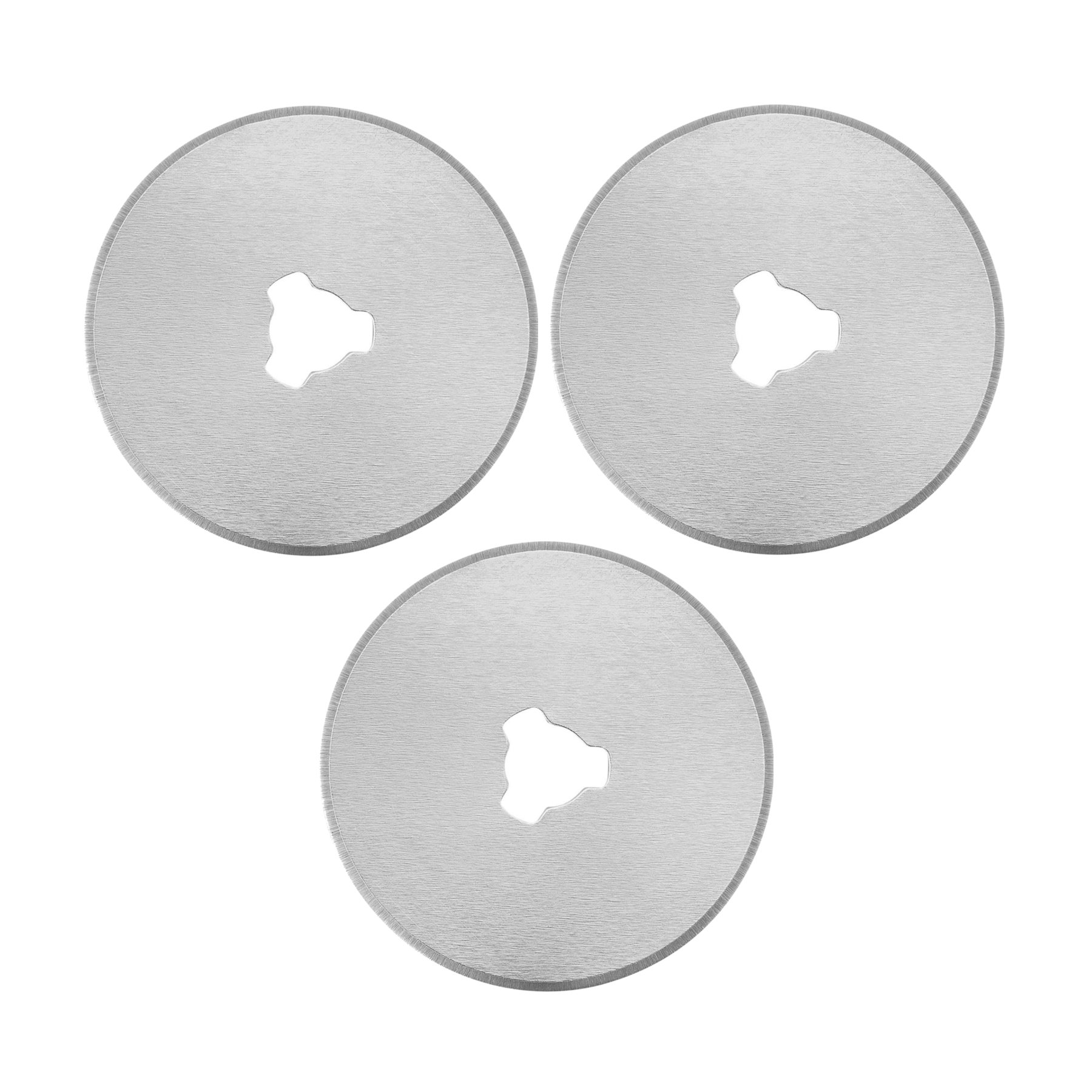 Wedo 78 8528 Circular Spare Blades for Super Safety Cutter - Silver (3-Piece)