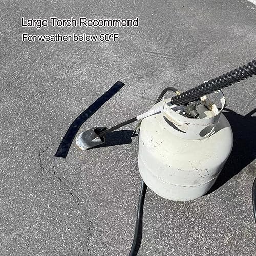 Miniatura 3 de EWT Cinta selladora de juntas y grietas de asfalto prémium para reparación de juntas y grietas, 2 pulgadas x 50 pies de largo (0.118 in de grosor)