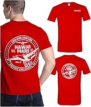 Hawaii Mars Airplane Adult T-Shirt Aviator Shirts for Men & Women, WW2 World War 2 Military History Buff