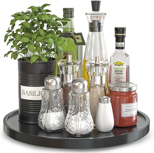 Amazon.com - RKZ Lazy Susan Organizer for Table Cabinet,13 ''Bamboo ...