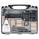 wolfcraft Universal Spinning Set 78 Pieces I 4645000 I The Complete Basic Set for All Common Joints with Wood Plugs