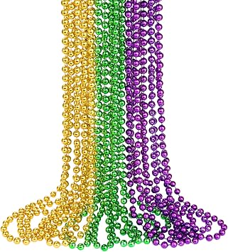 ZZYFGH 12pcs Pearl Necklaces for Party Decorations, Plastic, Plastic, No gem