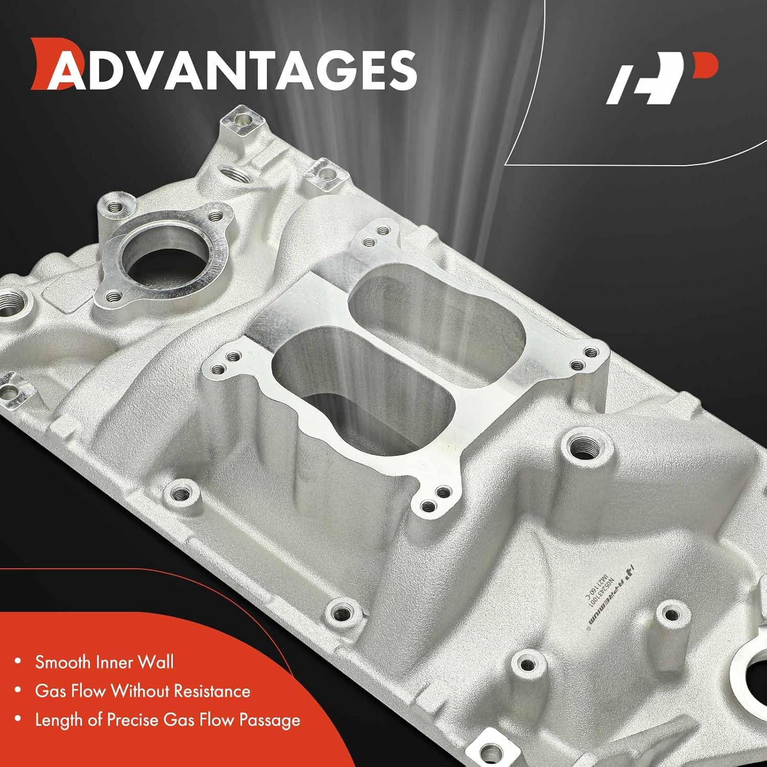 A-Premium Front Intake Manifold Compatible with Chevrolet Tahoe, Express 1500 2500 3500, C1500, C2500, C3500, K1500 K2500 Suburban & GMC Yukon, Savana, C1500, C2500, G3500, K1500 & Cadillac Escalade