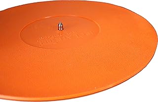 Isolate IT 6 mm Orange Sorbothane Turntable Mat for DJs and Audio Professionals