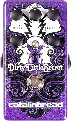 Catalinbread Dirty Little Secret - Pedal de sobremarcha morado de edición limitada