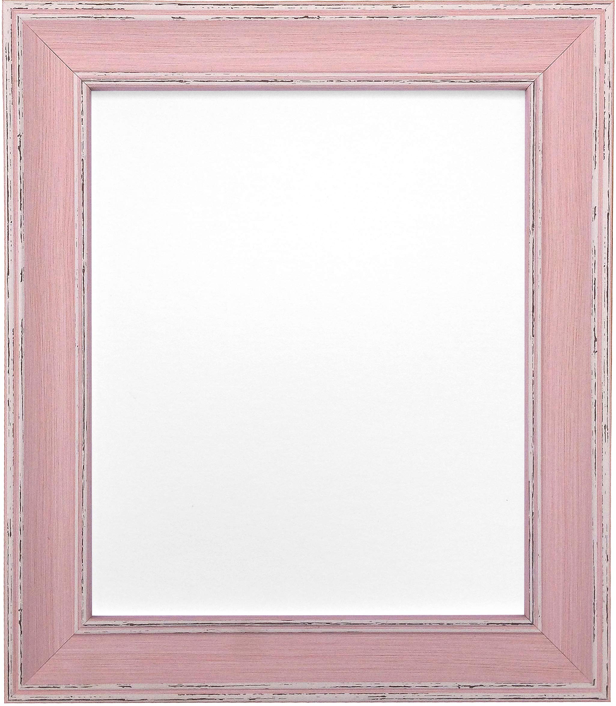 Frames By Post Distressed Pink Scandi Vintage Picture Photo Frame A3