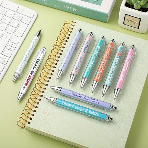 Miniatura 4 de Bolígrafos de enfermera bonitos bolígrafos de enfermera retráctiles divertidos bolígrafos de tinta para asistentes médicos estudiantes trabajadores