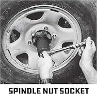 Vista 4 de Adaptador de tuerca de husillo Powerbuilt, 4 tuercas, 2-3/4-pulgadas exterior, Ford, Fácil remoción de tuercas de husillo, ejes traseros 2WD, tuerca