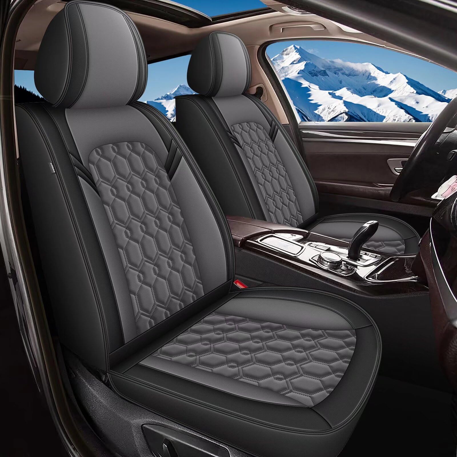 Front Seat Covers for Nissan Maxima 2011-2023 Faux Leather