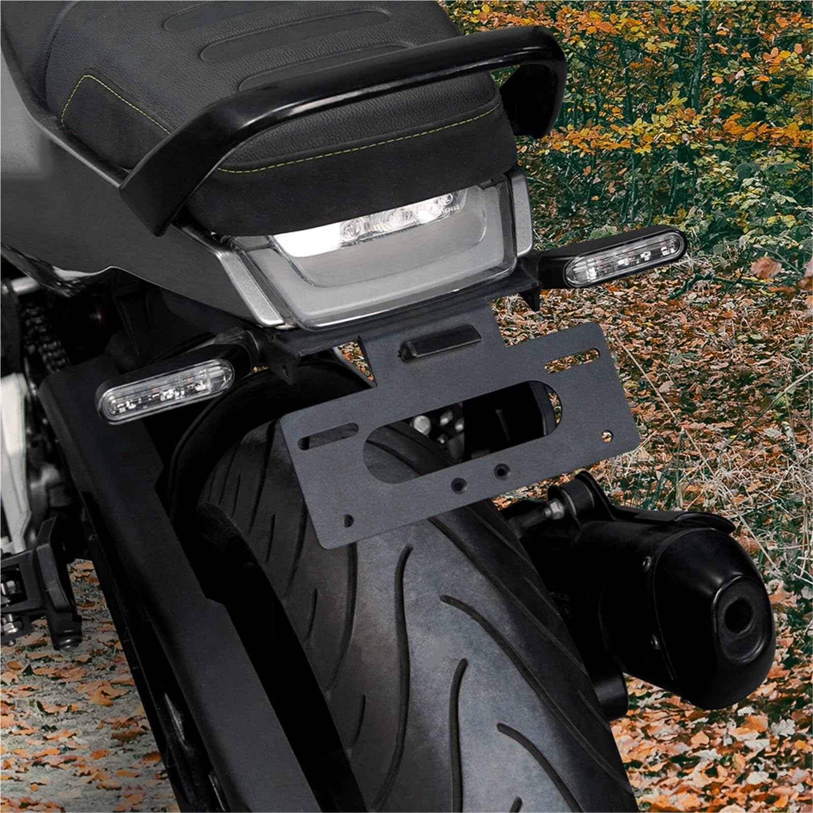 Uchwyt tablicy rejestracyjnej Pasuje do Husqvarna VitPilen 401 SvartPilen 401 250 200 125 tylny wspornik tablicy rejestracyjnej ze światłem Ramki tablic rejestracyjnych