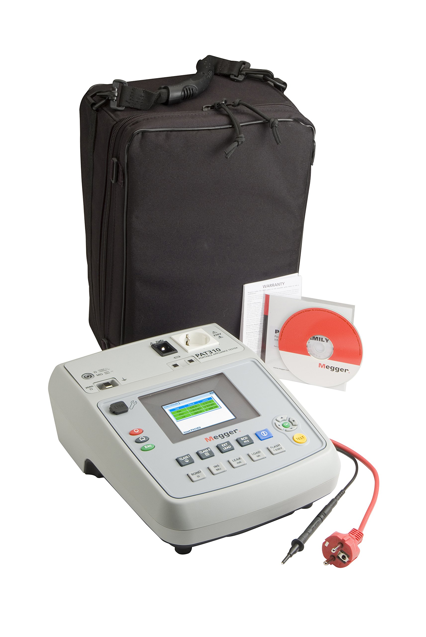 Buy MEGGER 100 742 PAT310 EU Device Tester, Earth Resistance Exercise