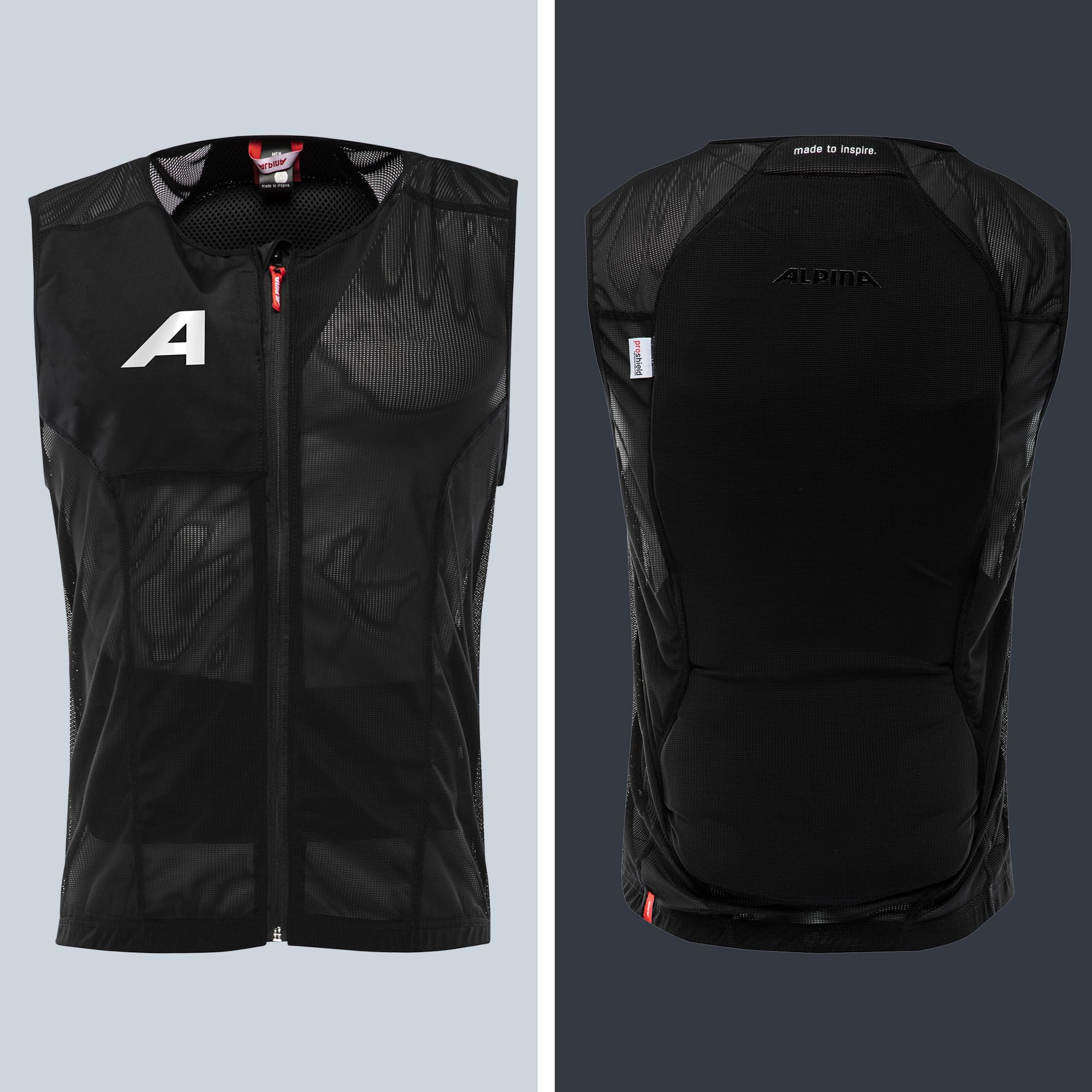 ALPINA Proshield Men Vest Protectores, Hombre