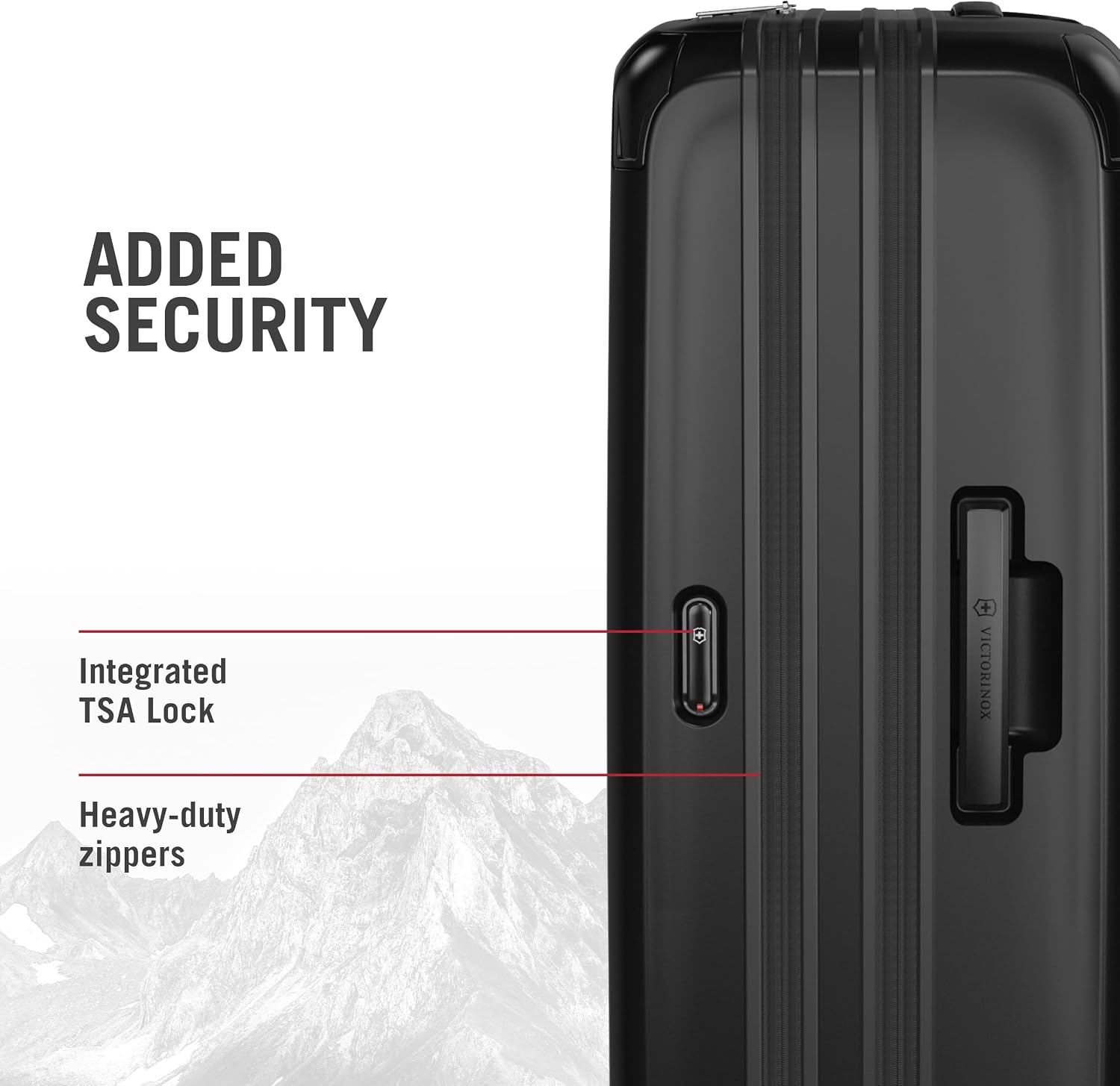 Victorinox Spectra 3.0 Expandable Medium Case - Modern Hardside Luggage - Rolling Suitcase with Spinner Wheels - Holds Travel Accessories - 81 Liters, Black