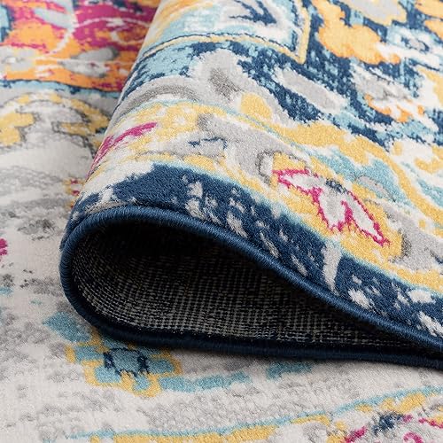 Miniatura 6 de Amara - Alfombra de pasillo tradicional de 2 x 8 pies para pasillo, cocina, entrada, baño, cuarto de servicio, alfombras para sala