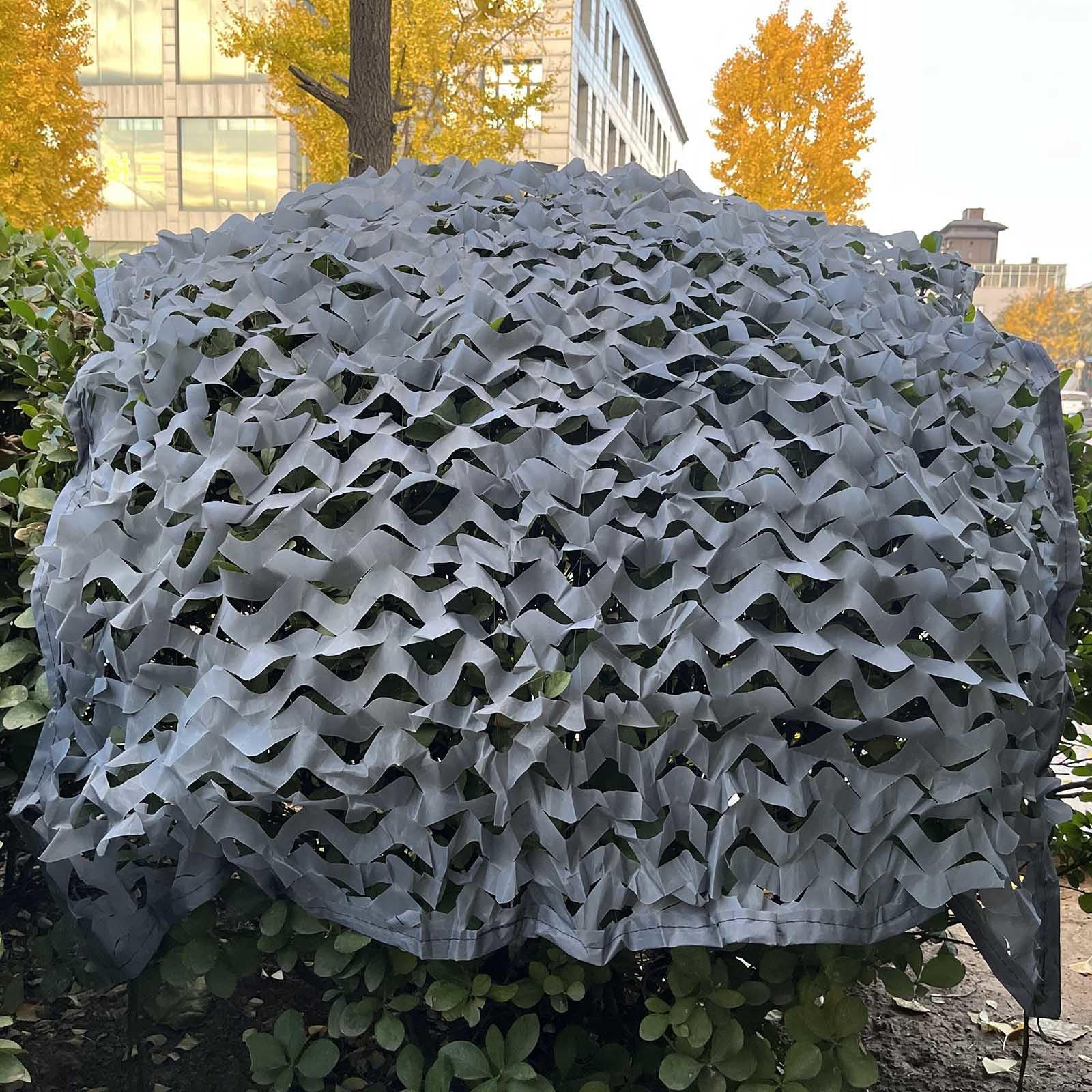 Jolan Siatka maskująca szara 2 × 2 m 2 × 3 m 3 x 3 m 4 × 5 m 4 × 8 m 5 x 5 m 6 × 8 m, siatka maskująca, siatka wojskowa, polowanie, kemping, wojsko, dekoracje, siatka maskująca z filtrem