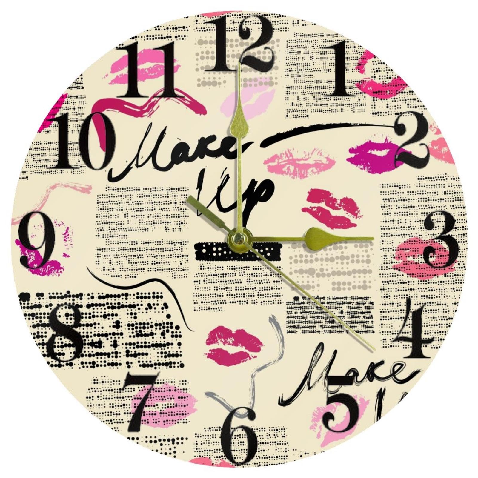 Horloge murale fonctionne à piles avec mouvement à quartz de haute précision