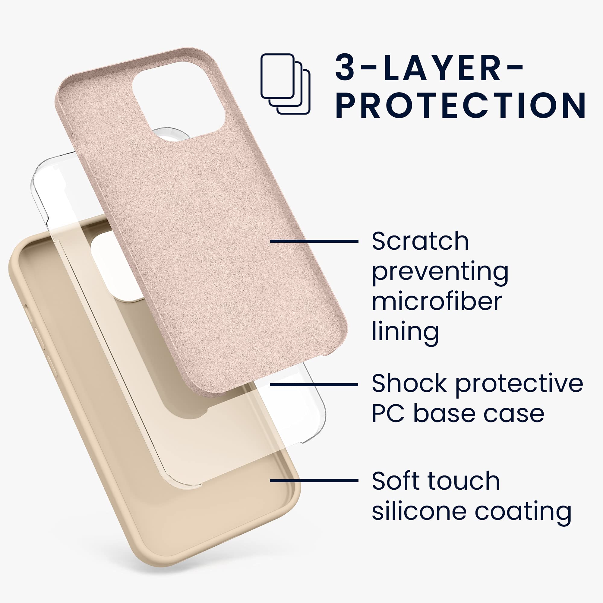 Image secondaire de Housse Nacre pour iPhone 13 Pro Max - Protection Souple en TPU