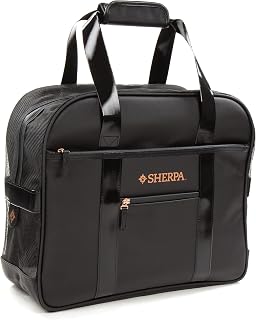 Sherpa Tote Around Town Small Pet Carrier Black - Stay Clean Tech, Water-Repellent, Lightweight Travel Tote for Cats & Dogs
