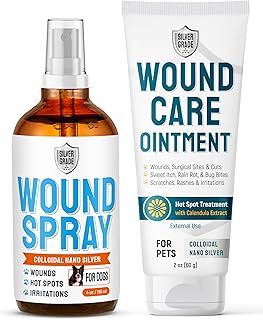 Bundle of Wound Spray for Dogs and Wound Care Ointment for Pets