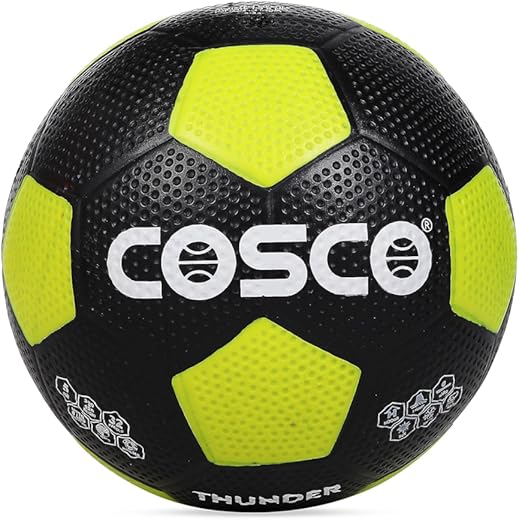 Cosco Thunder Football, Size 5 (Multicolour),Cotton