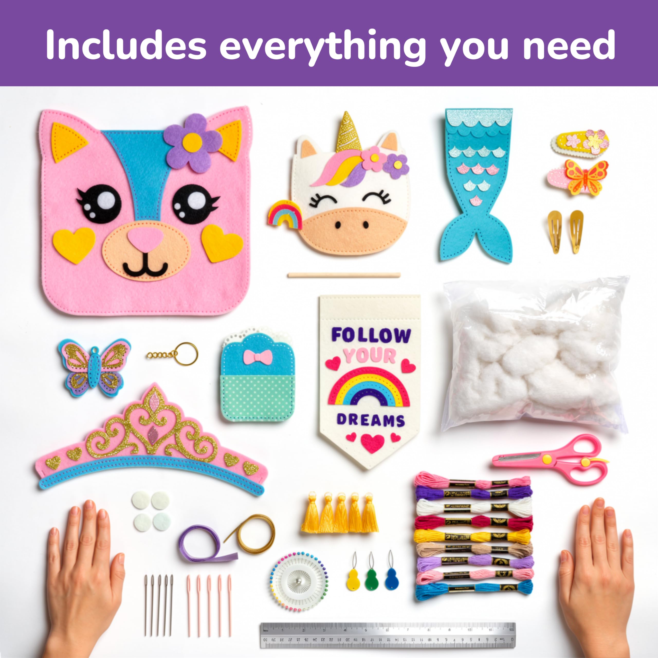 Kids Sewing Kit - Craftorama Beginner Set -3 Kids Sewing Kit - Craftorama Beginner Set -3
