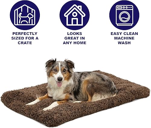 Miniatura 7 de MidWest Homes for Pets Ombre Dog Beds, Plush Dog Beds Fit Wire Dog Crates, Machine Wash &amp; Dry