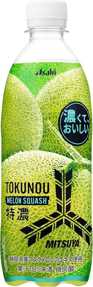 Amazon.co.jp: アサヒ飲料 三ツ矢 特濃メロンスカッシュ 500ml×24本