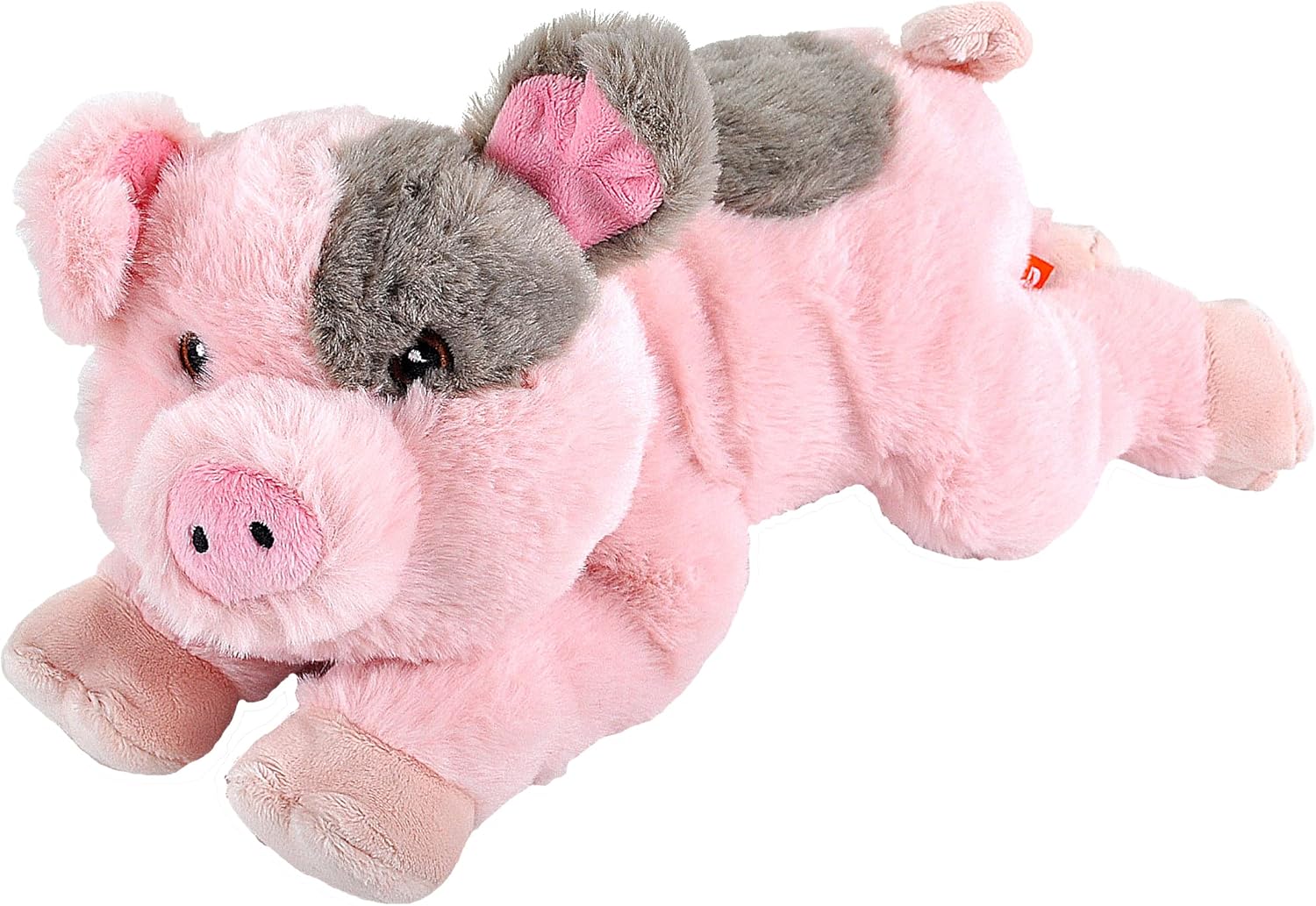 Wild Republic Ecokins, Pig, Stuffed Animal, 12 inches, Gift for Kids, Plush Toy, Made from Spun Recycled Water Bottles, Eco Friendly, Child’s Room Decor