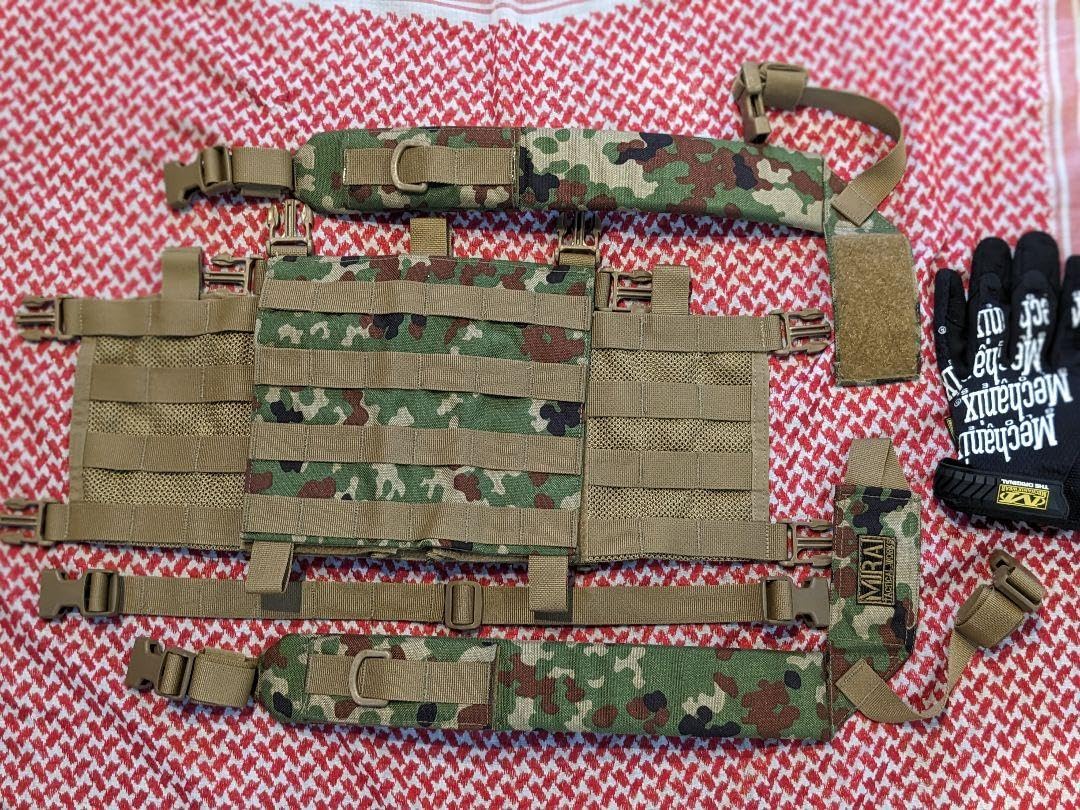 みらい装備工房　マルチカム　チェストリグ 軽量チェストリグ2型 ※プラットフォームのみ販売可能 - みらい装備工房