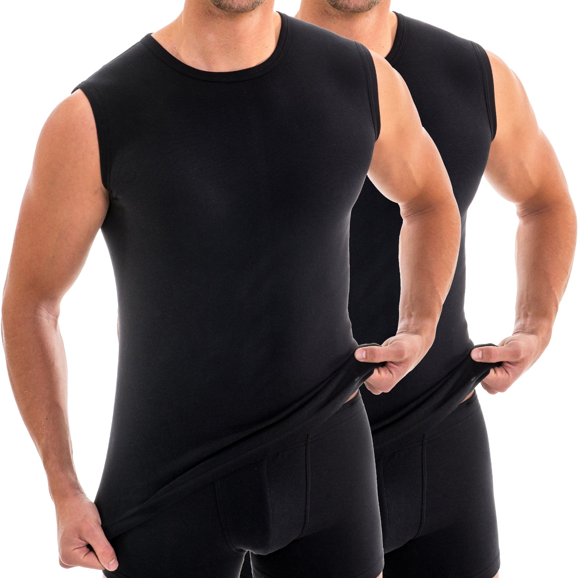 HERMKO 63040 2er Pack Herren Funktionsunterhemd für Sport und Alltag