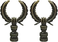 Vista 6 de Royal Designs Laurel - Lámpara de corona de 2.75 pulgadas para pantalla de lámpara, latón pulido