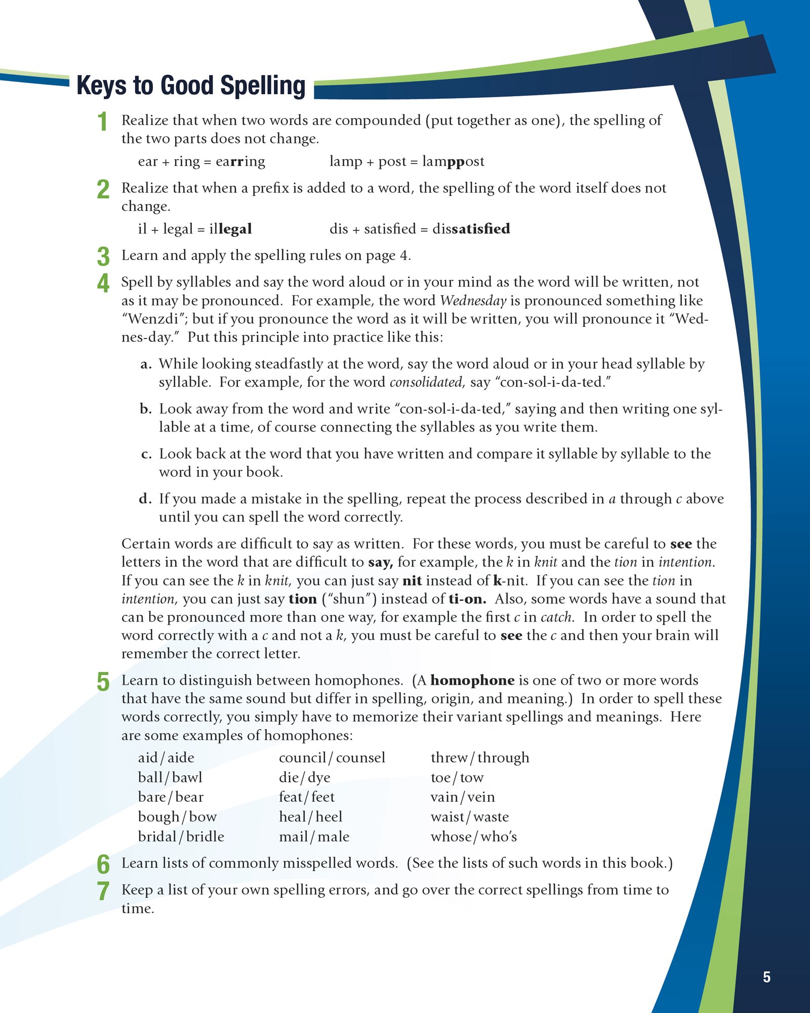 Vocabulary, Spelling, Poetry V - Abeka 11th Grade 11 Highschool Spelling, Vocabulary, and Poetry Student Work Book - Image 6