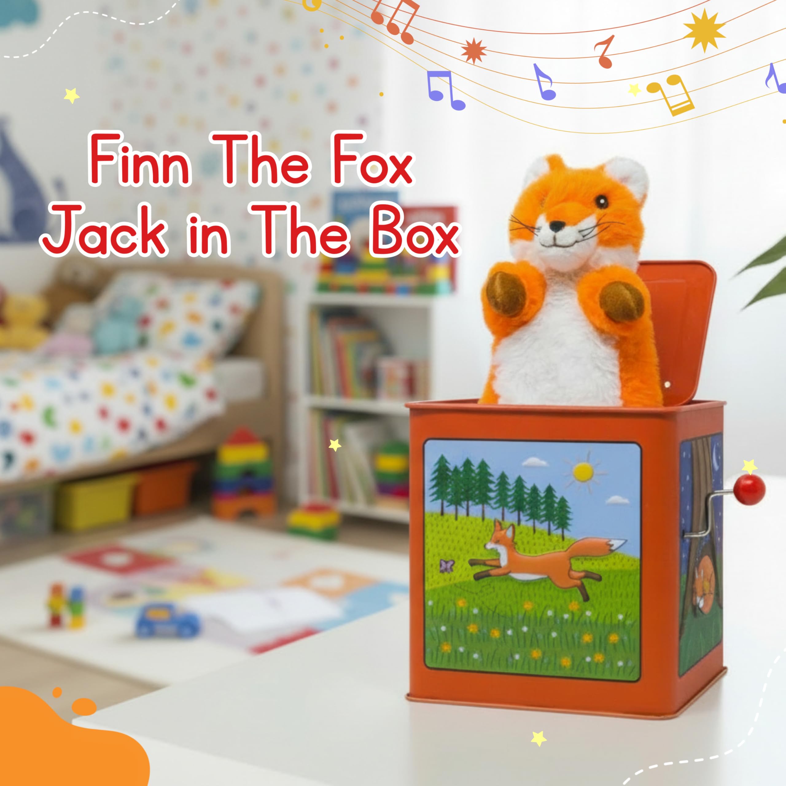 Jack Rabbit Creations Fox Jack-in-The-Box: Buy Online at Best