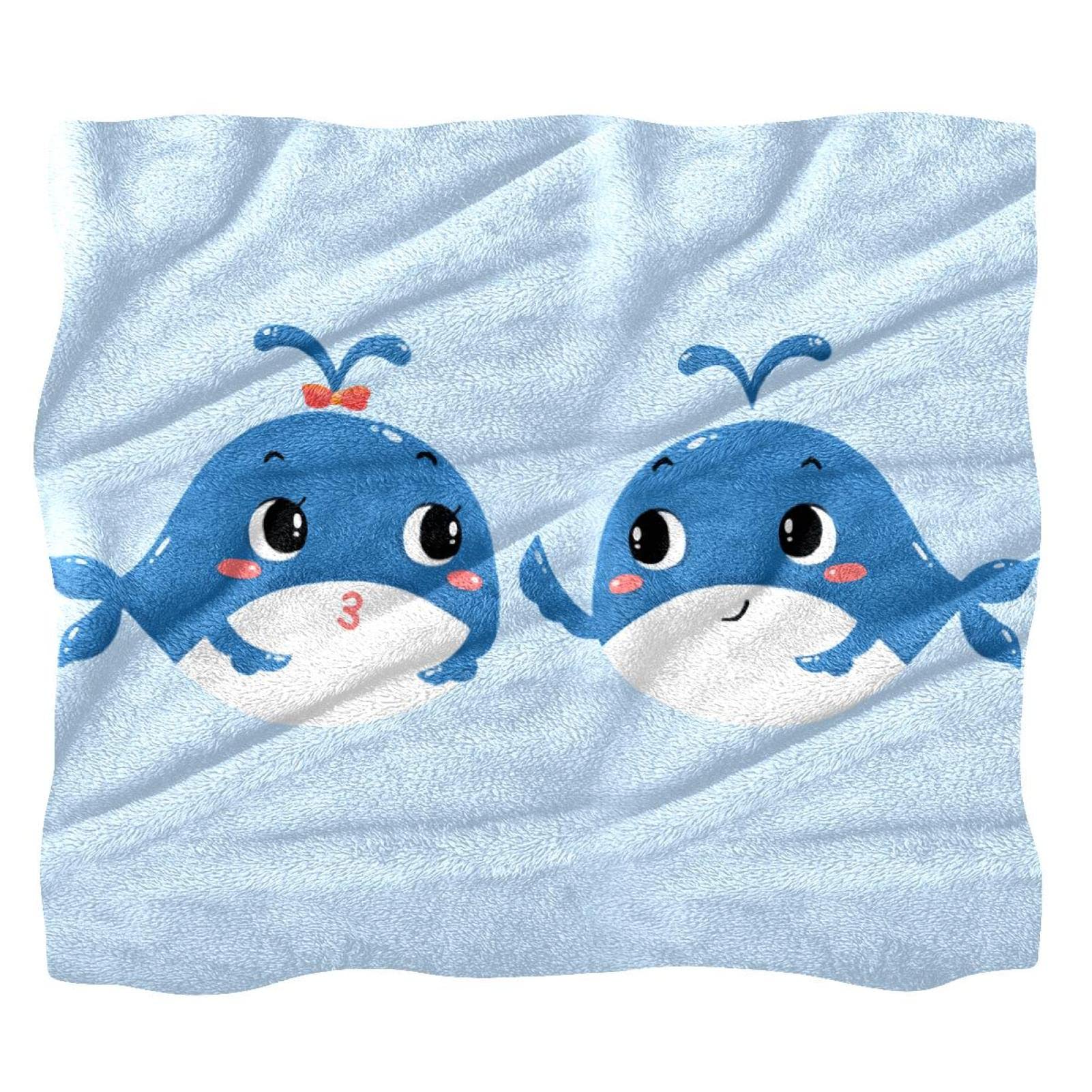 Couverture de lit douce baleine TBOUOBT pour des rêves magiques