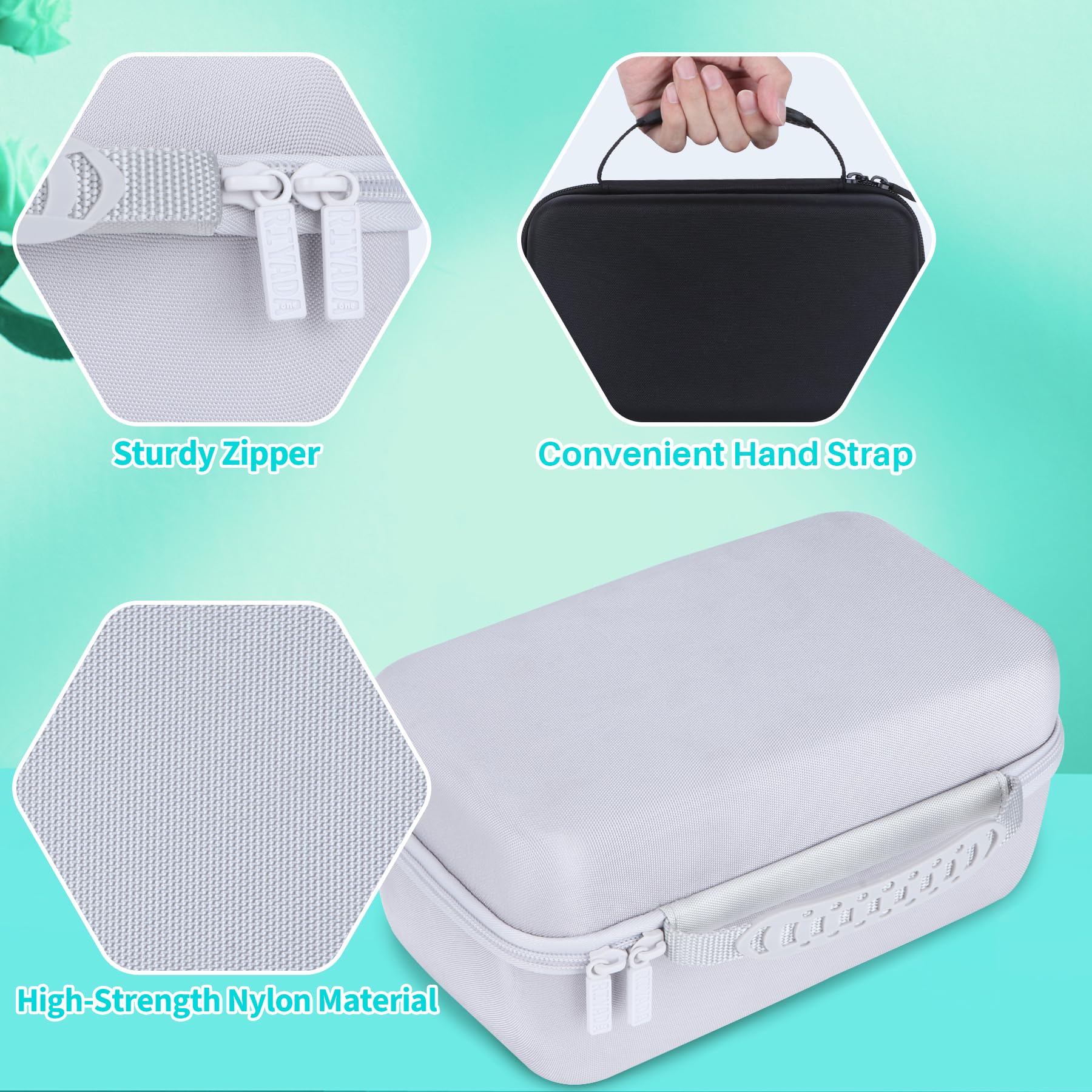 Dura Funda Protectora Compatible con Liene Amber M100 / M200 Impresora Fotográfica (Blanco)