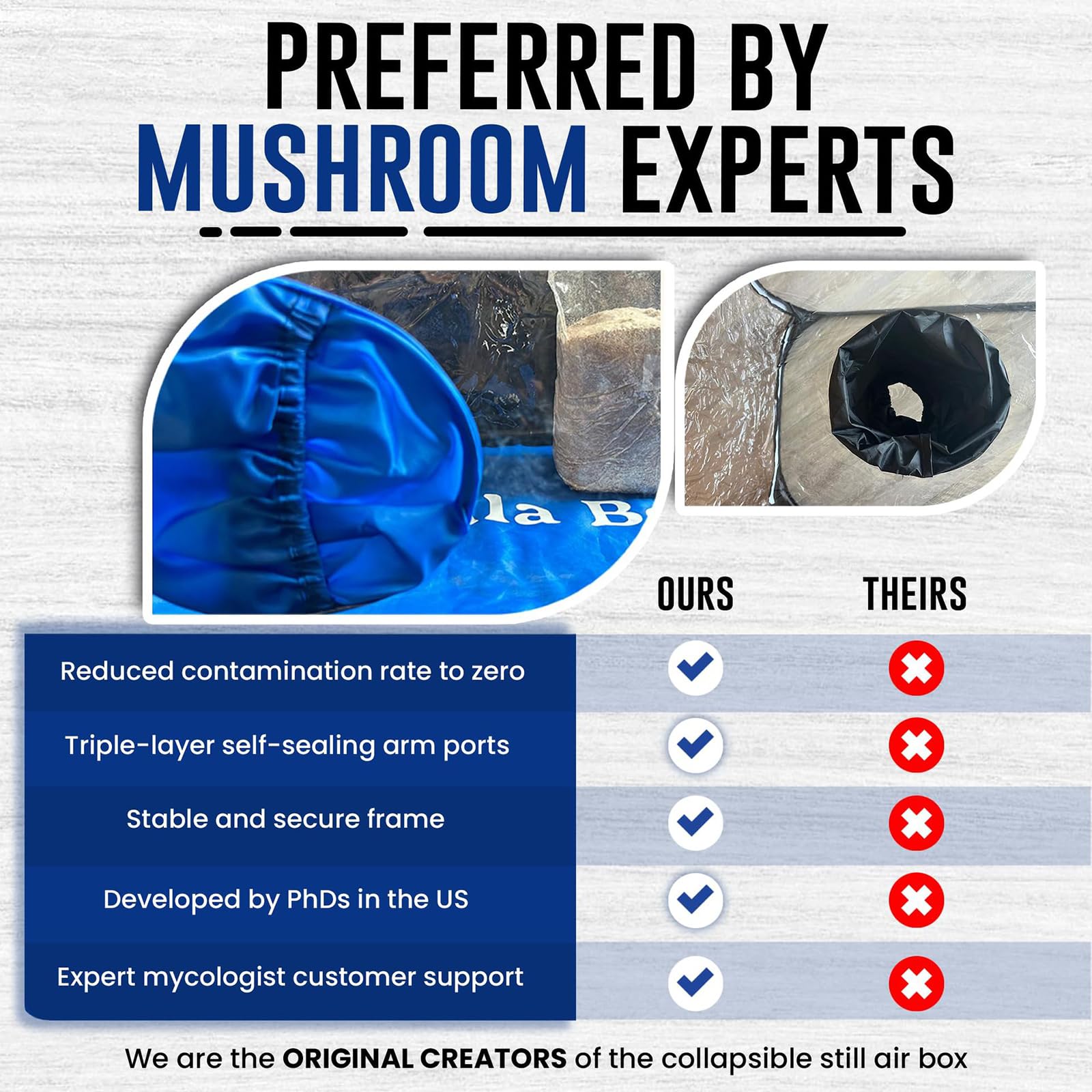 Générique Complet de Culture de Champignons avec Chambre à air Statique et Outil pour Une Culture Facile, débutants, Experts, d ' Observation de la Croissance des Champignons