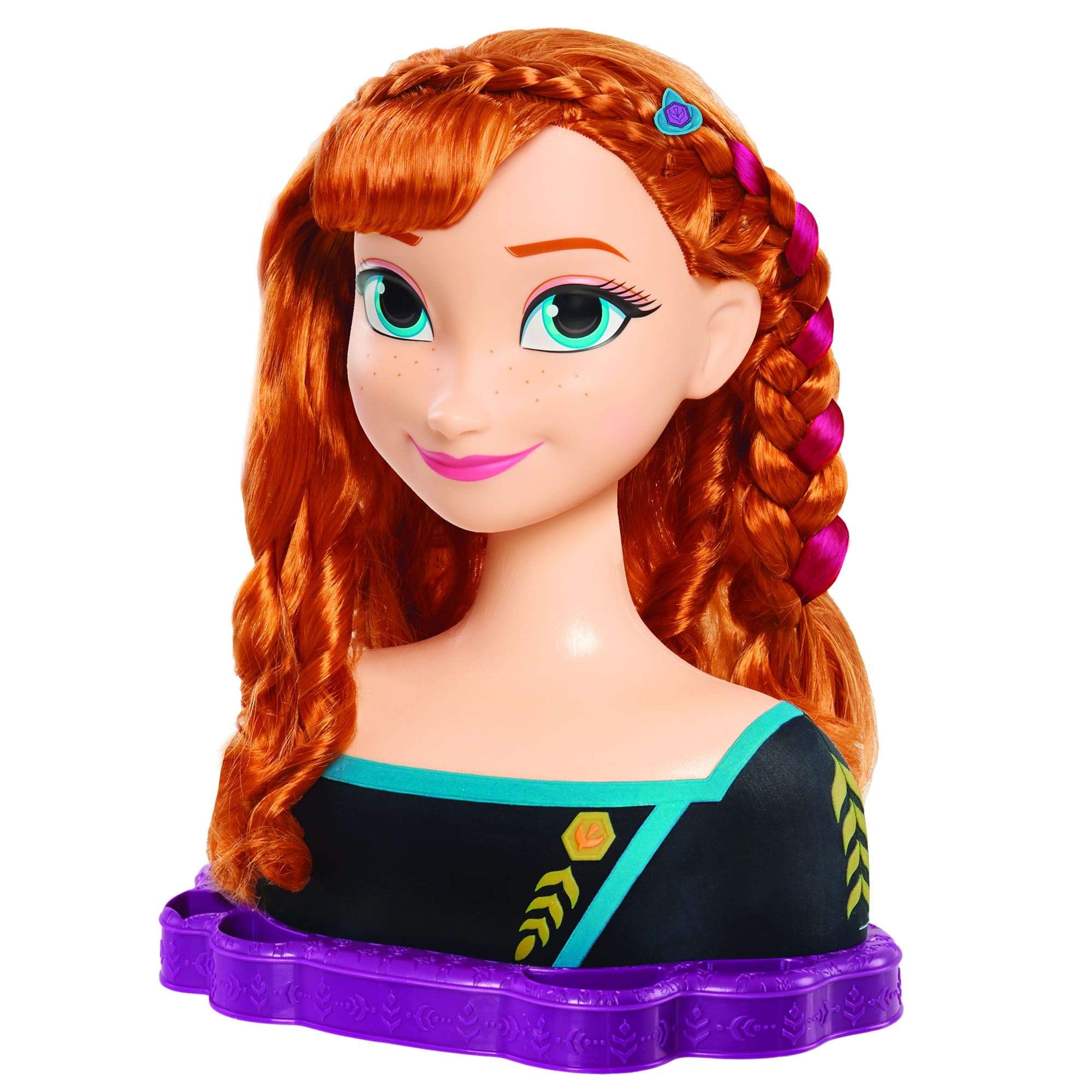 Busto Anna de Frozen Deluxe. Para peinar y maquillar con 18 accesorios incluidos