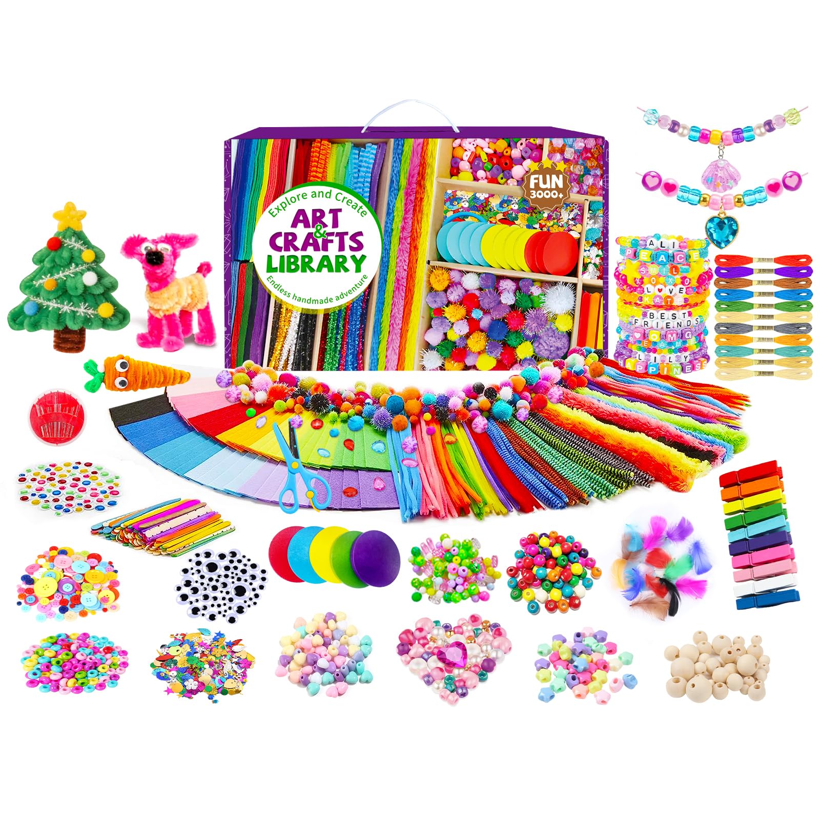 Amazon.com: Itopstar Arts and Crafts Kit for Kids, Science Kits