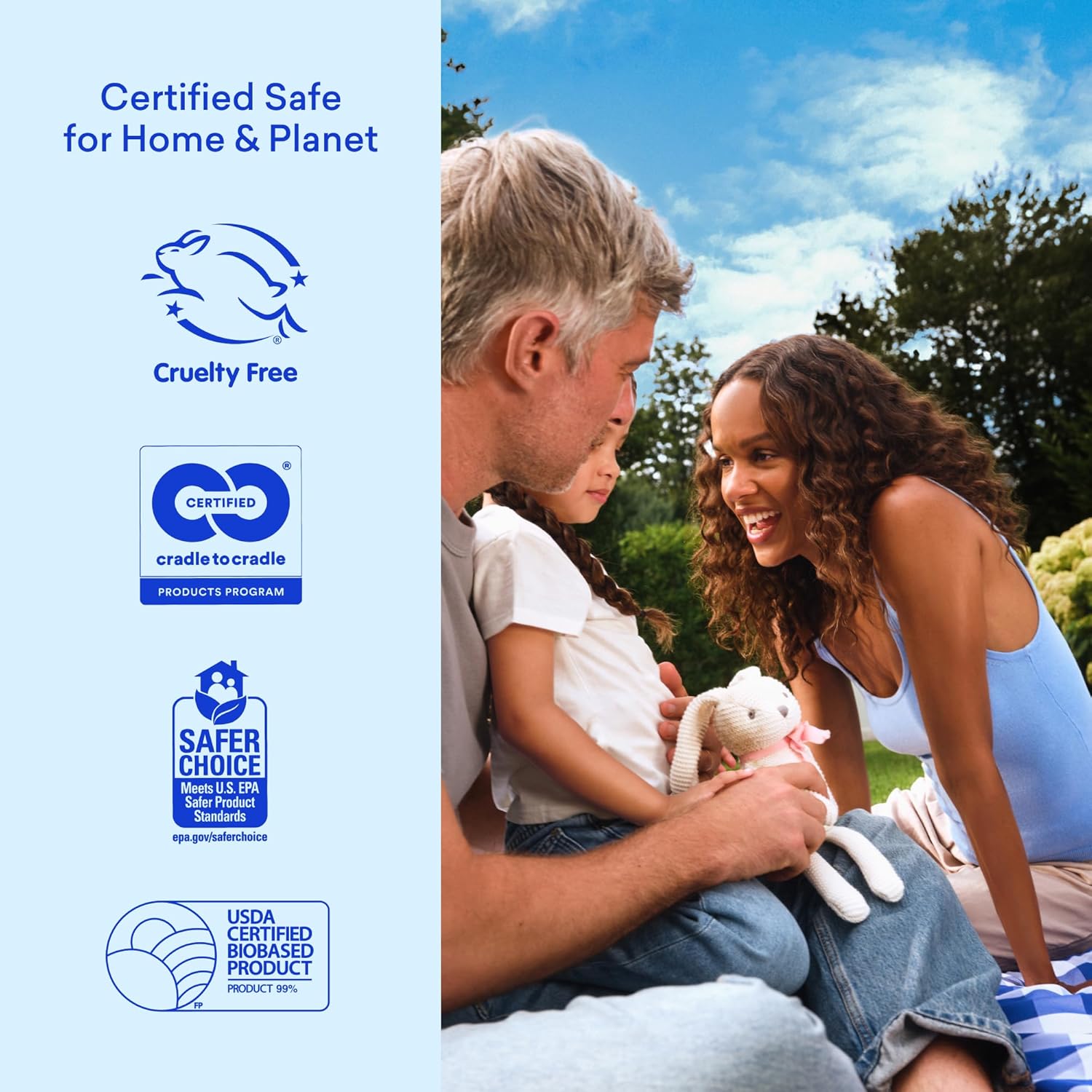 BLUELAND Oxi Laundry Booster Powder with Tin, Starter Set, Fragrance Free & Clear, 25 Loads, 17.6 oz, Plastic-Free, Eco Friendly, Oxy Cleaner, Stain Remover - Image 6