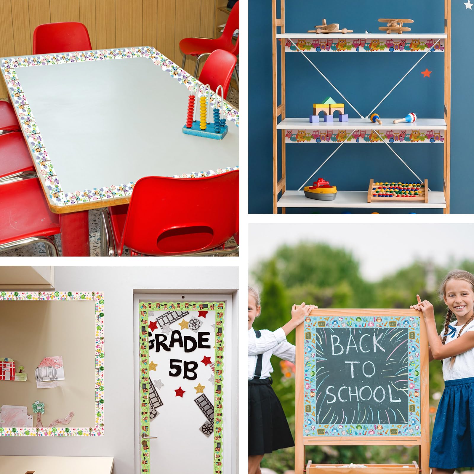 Lot De 80 Bordures De Noël Pour Salle De Classe, Décoration D'hiver, image size:1600x1600