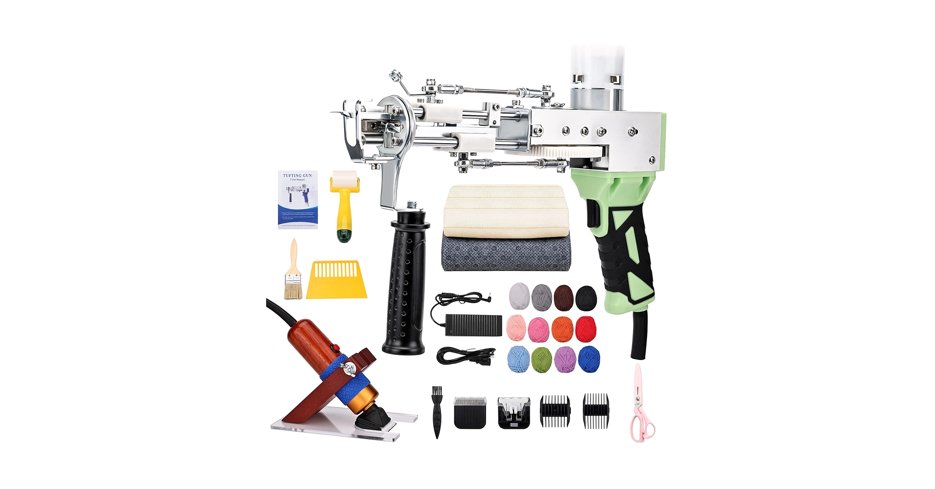 Amazon.com: zowwfast Rug Tufting Gun Starter Kit with Carpet