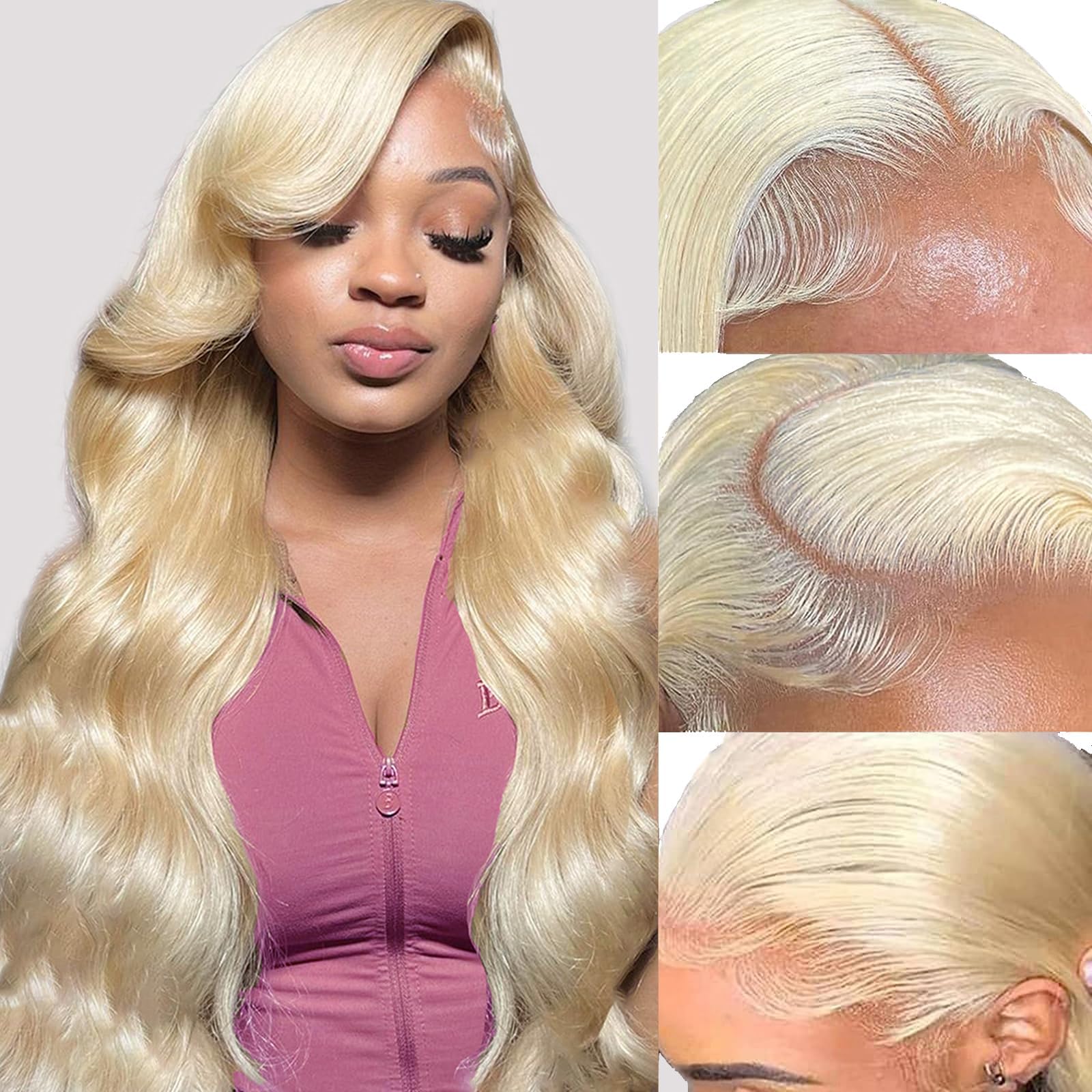 sihuashow 13x4 Lace Front Wigs Human Hair Pre Plucked HD