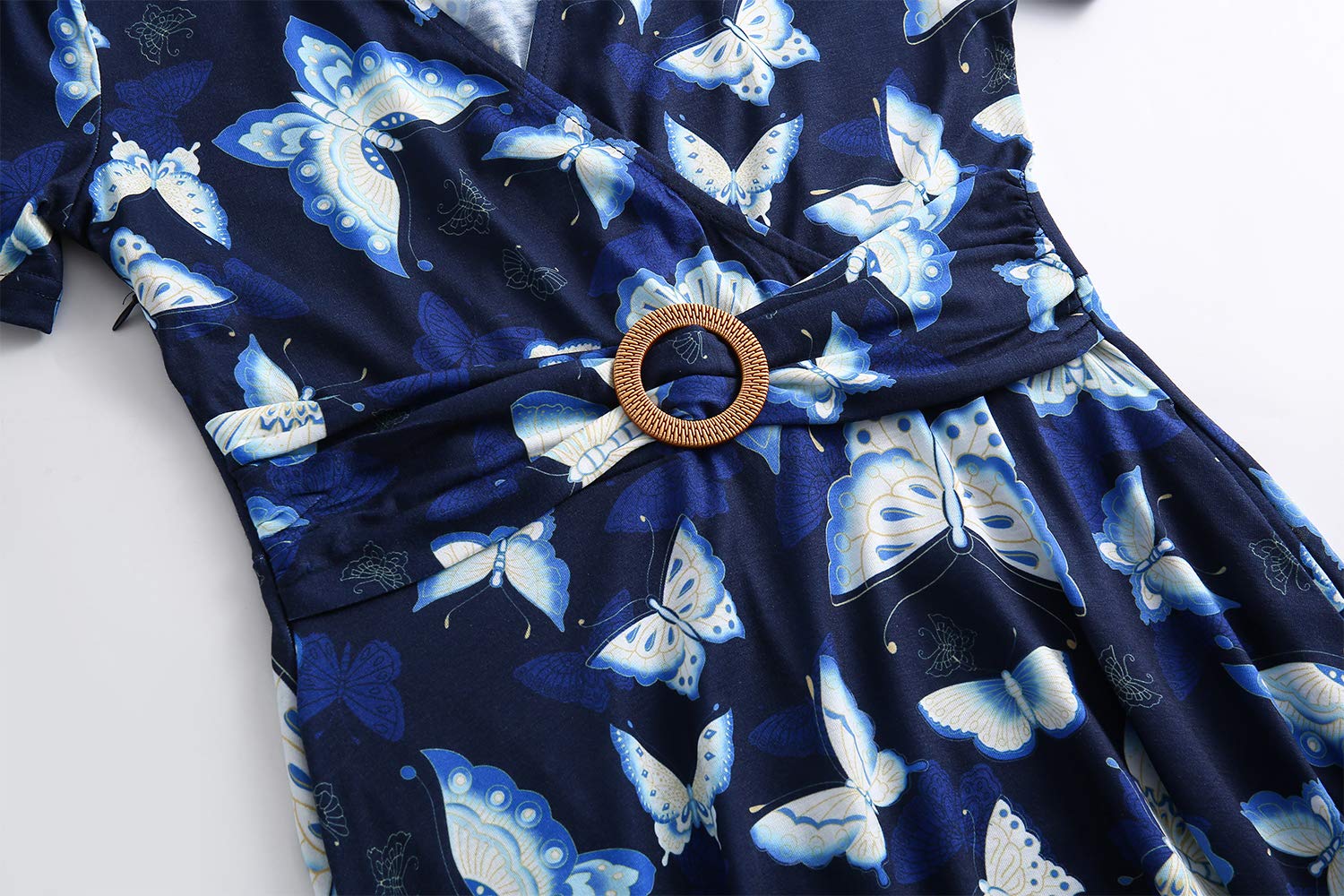 HELYO Swing Dress with Pockets Vestido Informal de Negocios Mujer