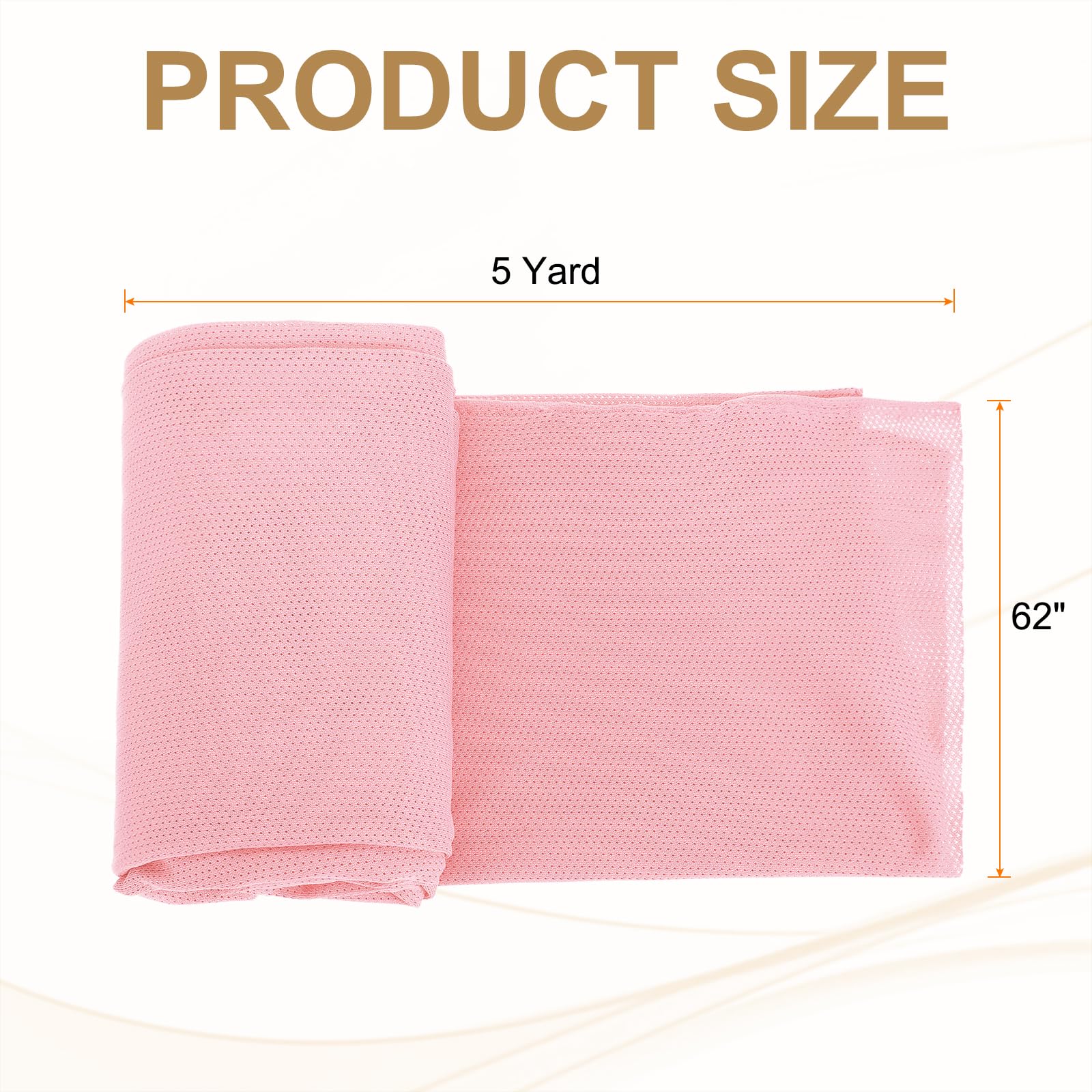 PATIKIL 62 Inch Wide Mesh Fabric Slightly Stretchy for Sewing Backpack Pocket and Straps Netting Clothes, Netting Bags - Image 2