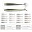 RUNCL Swimbaits Paddle 10/20/30/40PCS, 5/4/3/2 Inchs Paddle Tail, Soft Lure for Trout Crappie Bass, Durable Plastic Bait Swimmer for Saltwater/Freshwater, Fishing Lover\'s Gift
