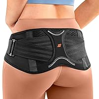 Vista 1 de SueStar Gery.L - Cinturón sacroilíaco con presión 3D extraíble, soporte de cadera para dolor de articulaciones SI, dolor de espalda baja y alivio
