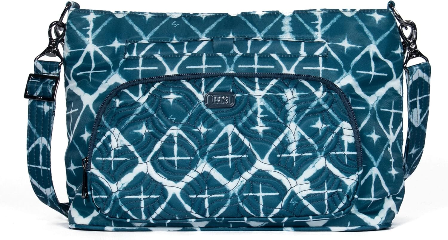 Lug Samba XL Convertible Crossbody Bag, HORSES NAVY