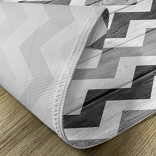 Miniatura 205 de Ambesonne Juego de 4 manteles individuales amarillos y azules, diseño de flores de primavera, flores vibrantes, manteles individuales de tela Azul