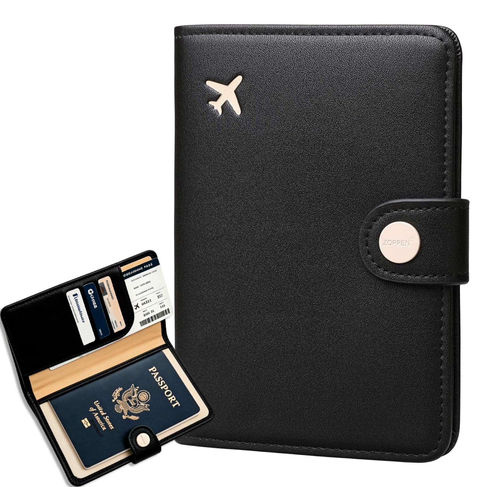 ZOPPEN passport holder wallet organizer